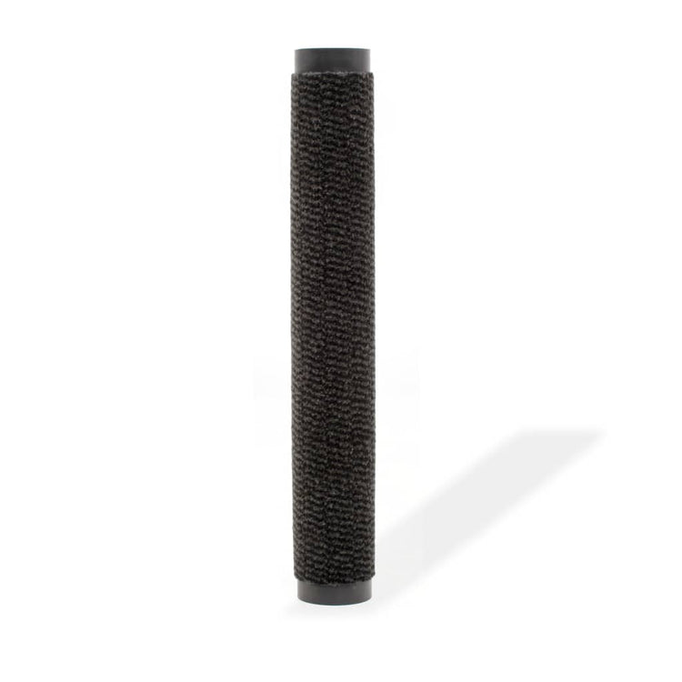 Vidaxl droogloopmat rechteckig getuftet 90x150 cm schwarz