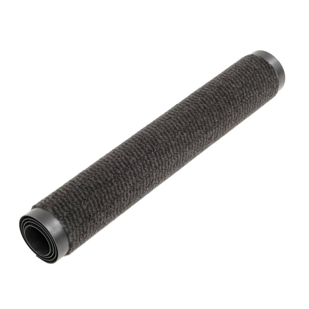 Vidaxl droogloopmat rechteckig getuftet 90x150 cm schwarz