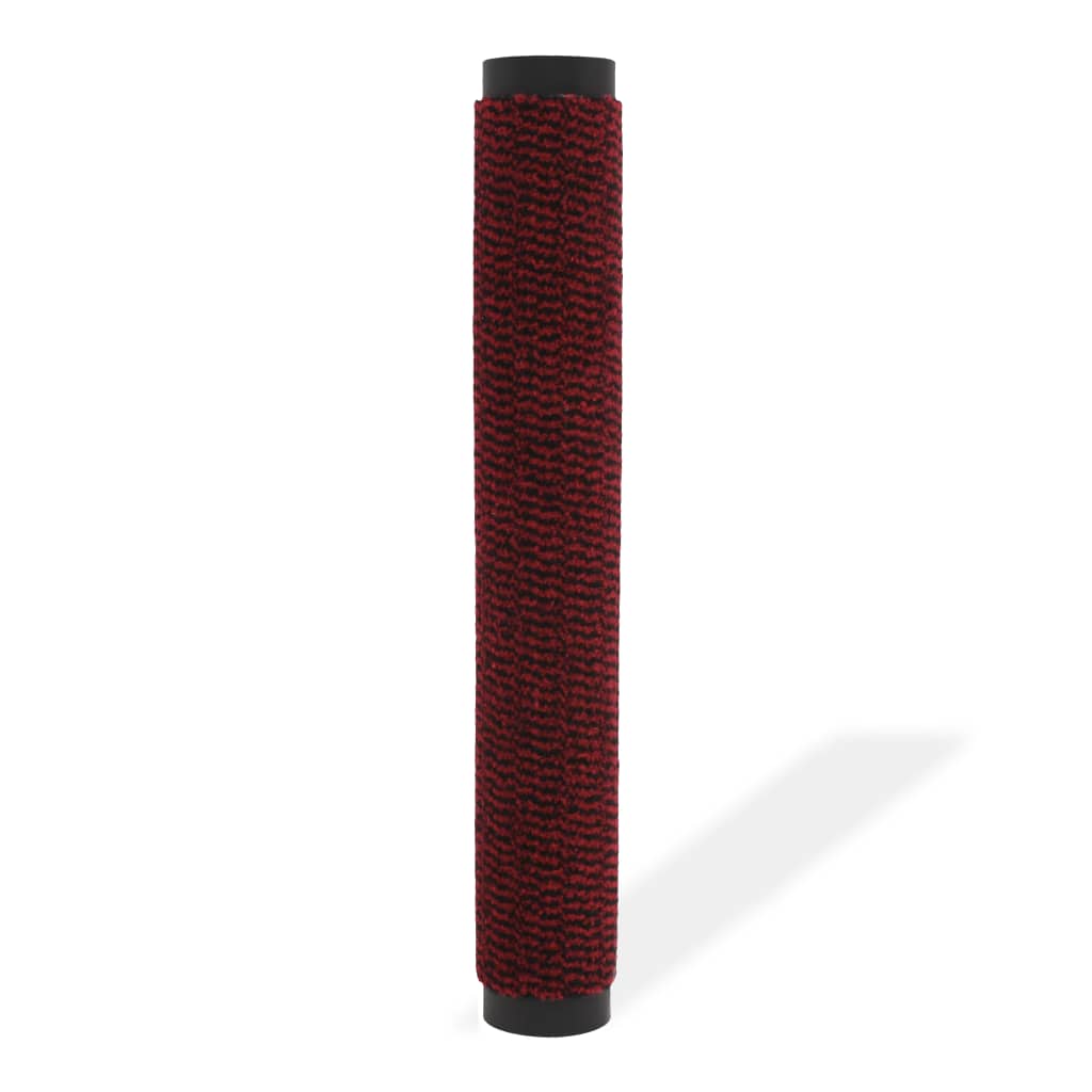 Vidaxl droogloopmat rechteckig getuftet 90x150 cm rot
