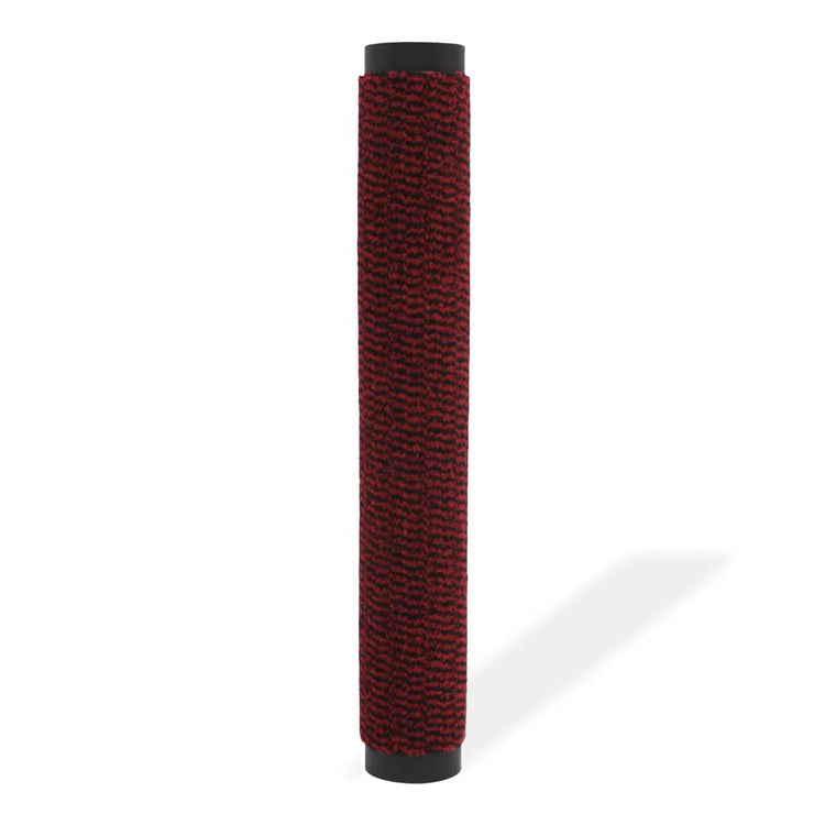 Vidaxl droogloopmat rechteckig getuftet 90x150 cm rot
