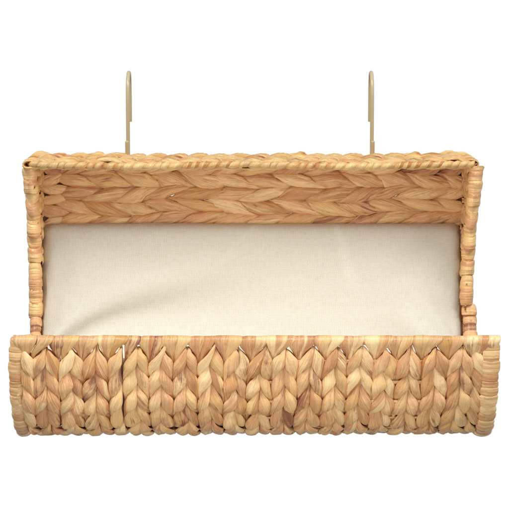 Vidaxl -Katzenbett mit Kissen 37x20x20 cm Wasserhyakint