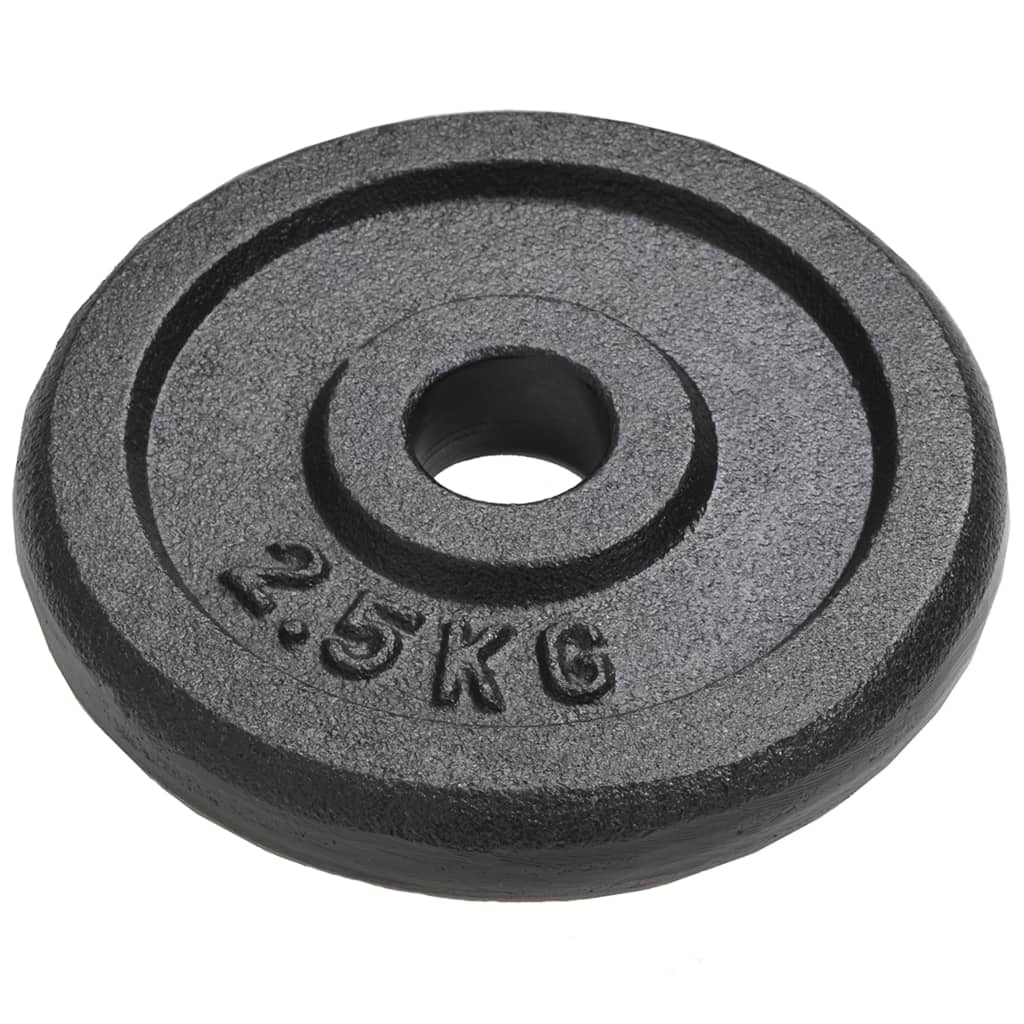 VIDAXL -Halfterscheiben 8 St 8x2,5 kg Gusseisen