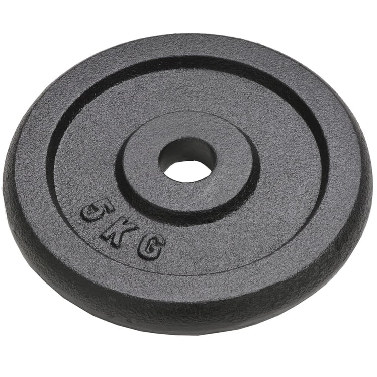 VIDAXL -Halfterscheiben 4 PCs 4x5 kg Gusseisen