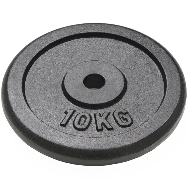 VIDAXL -Halfterscheiben 4 PCs 2x10 kg und 2x5 kg Gusseisen