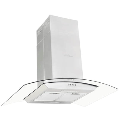 Vidaxl Island Extractor 756 m³ U LED 90 cm Edelstahl