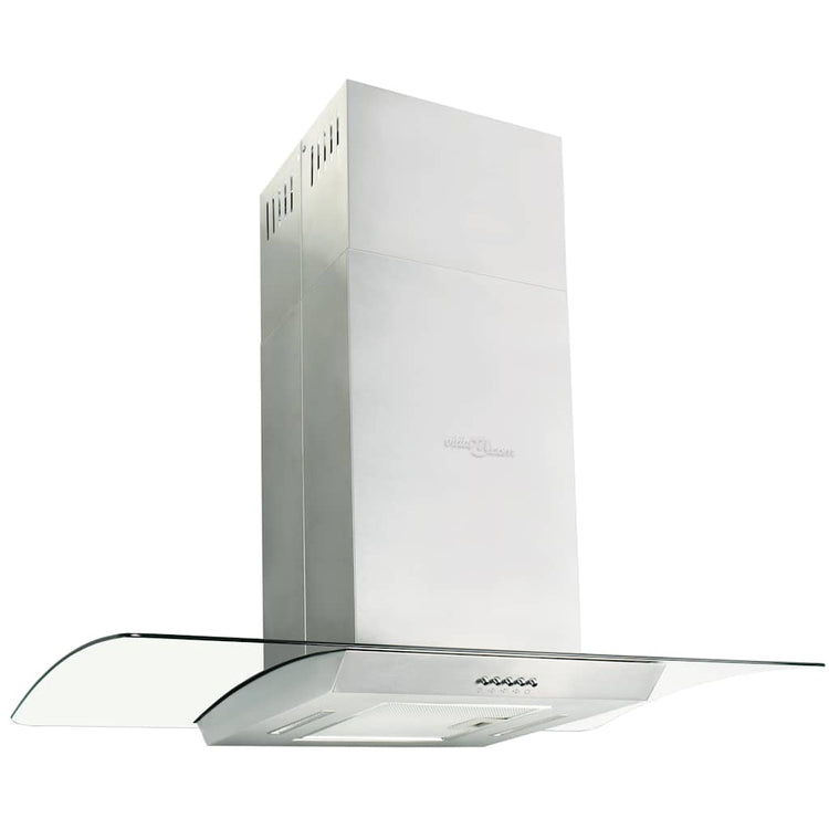 Vidaxl Island Extractor 756 m³ U LED 90 cm Edelstahl