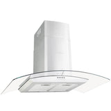 VIDAXL -Wandextraktionshaube 756 m³ U LED 90 cm Edelstahl - afbeelding 2