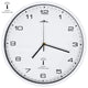 Vidaxl Wanduhr mit Quarz -Uhr -Radio -Steuer 31 cm Weiß