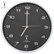 Vidaxl Wanduhr mit Quarz -Uhr -Radio -Steuer 31 cm Schwarz