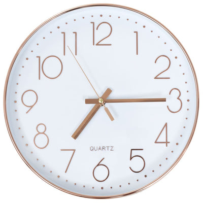 Vidaxl Wanduhr 30 cm Rosé Gold