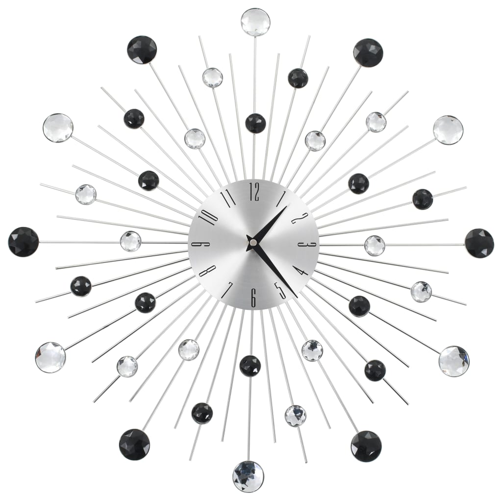Vidaxl Wanduhr mit Quarzmechanismus 50 cm modernes Design