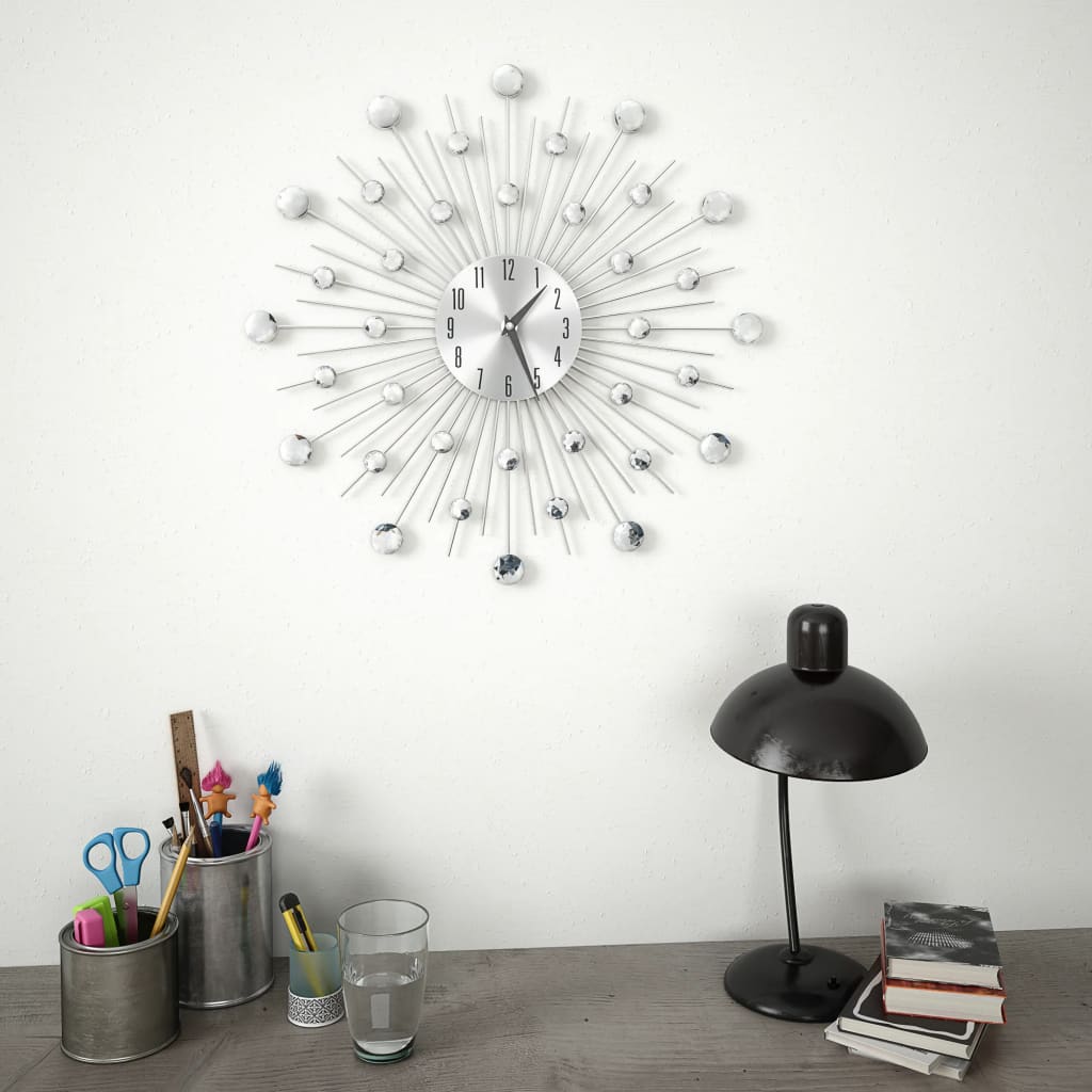 Vidaxl Wanduhr mit Quarzmechanismus 50 cm modernes Design