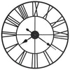 Vidaxl Wanduhr Vintage -Stil mit Quarzmechanismus xxl 80 cm Metall