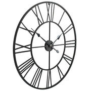 Vidaxl Wanduhr Vintage -Stil mit Quarzmechanismus xxl 80 cm Metall - afbeelding 3