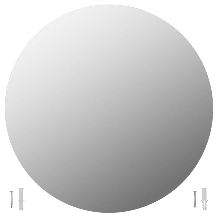 Vidaxl -Wandspiegel um 50 cm Glas