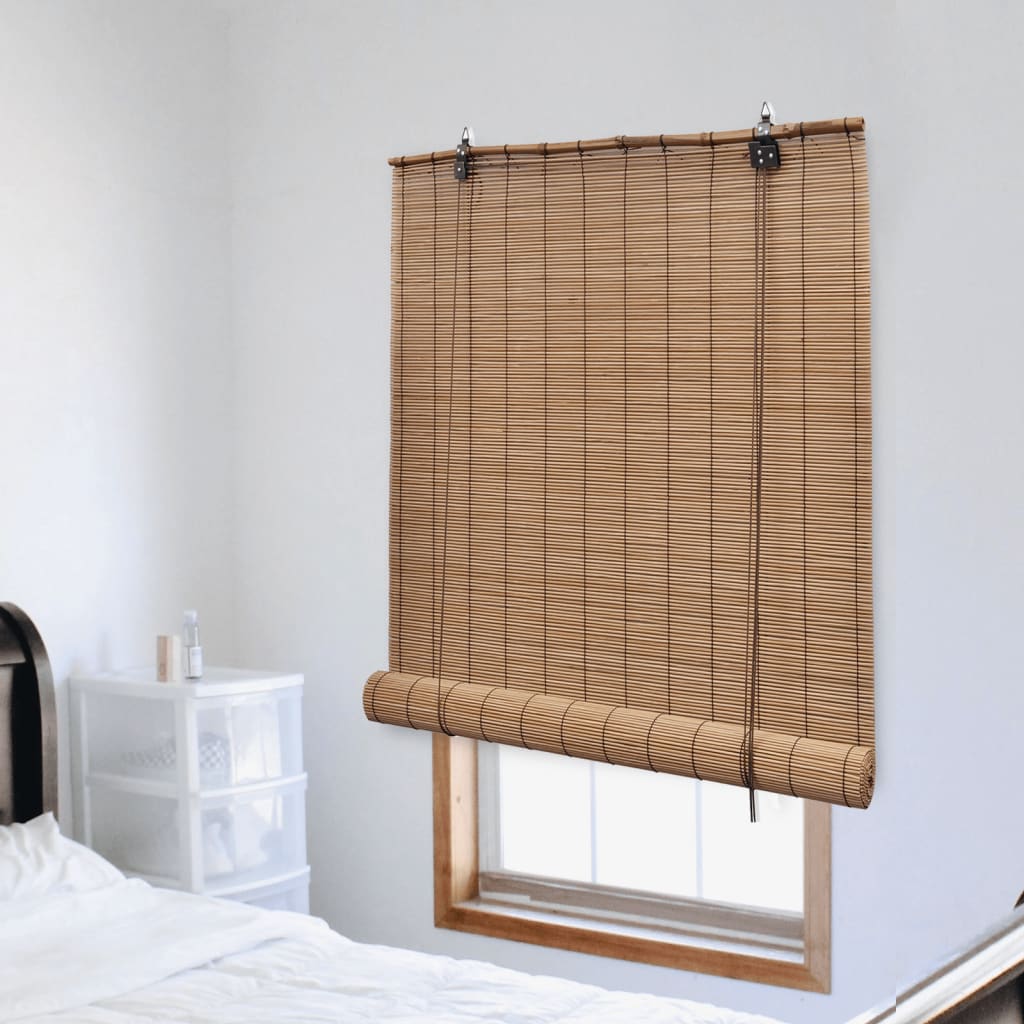Vidaxl Roller Blind 150x160 cm Bambusbraun