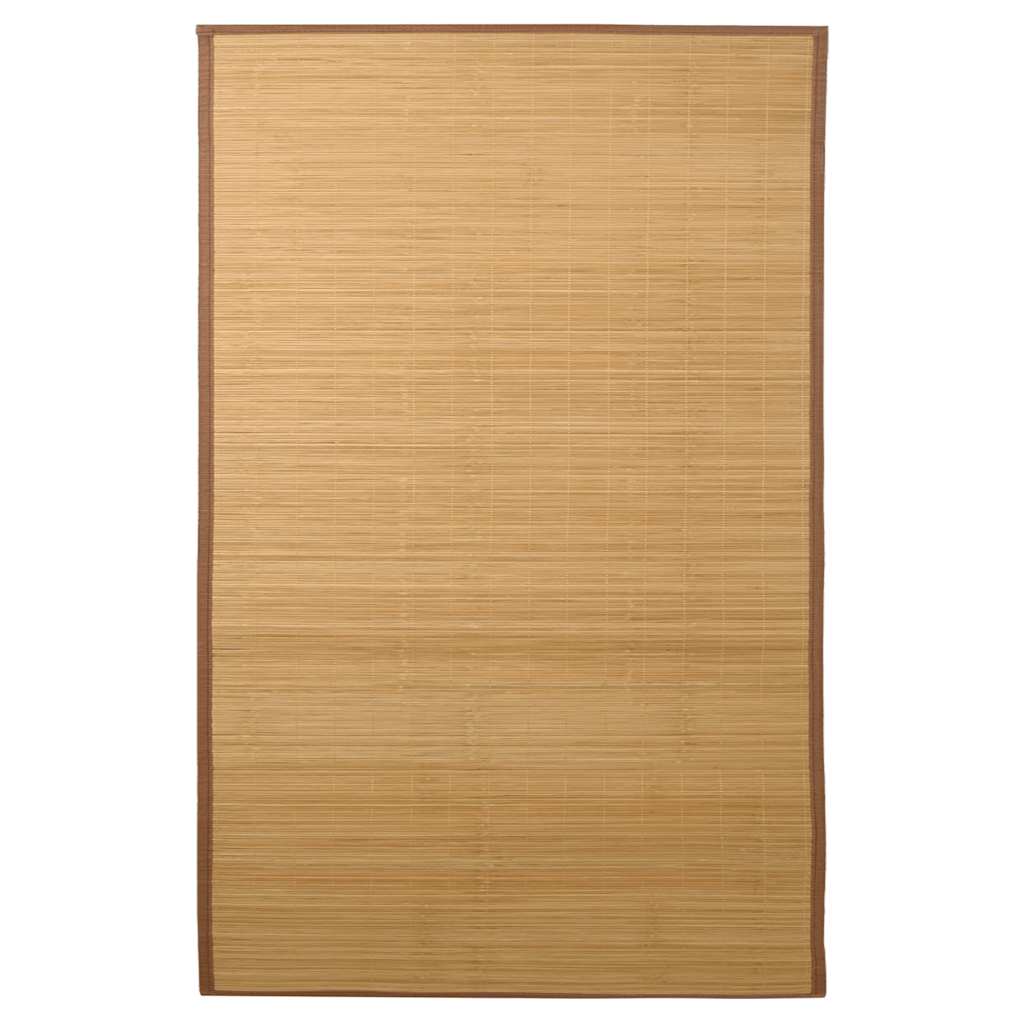 Vidaxl Teppich 100x160 cm Bambusbraun