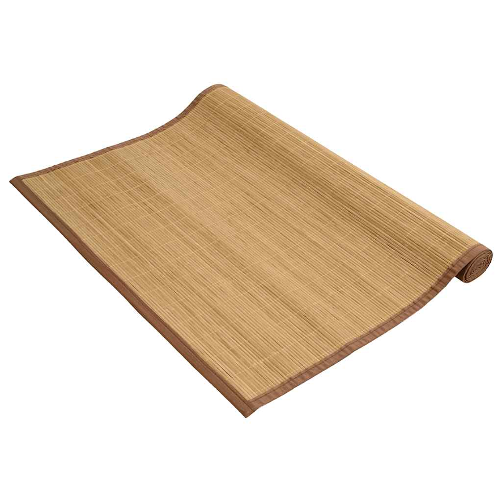 Vidaxl Teppich 100x160 cm Bambusbraun