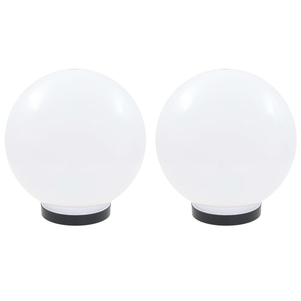 VIDAXL LED -Lampenlampen 2 Stcs rund 25 cm PMMA