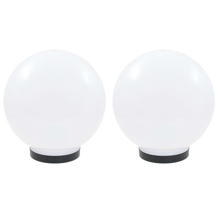 VIDAXL LED -Lampenlampen 2 Stcs rund 25 cm PMMA