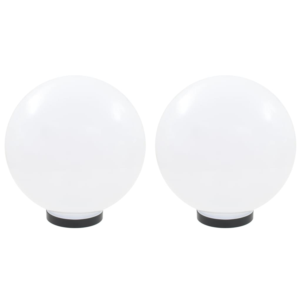 VIDAXL LED -Lampenlampen 2 Stcs rund 30 cm PMMA