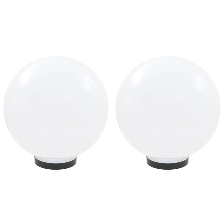VIDAXL LED -Lampenlampen 2 Stcs rund 30 cm PMMA