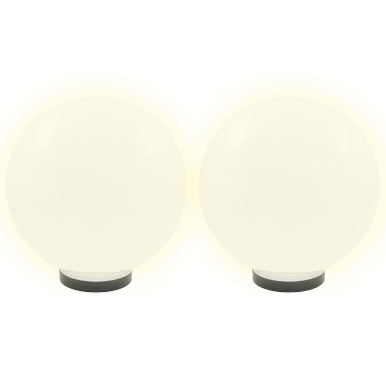 VIDAXL LED -Lampenlampen 2 Stcs rund 30 cm PMMA