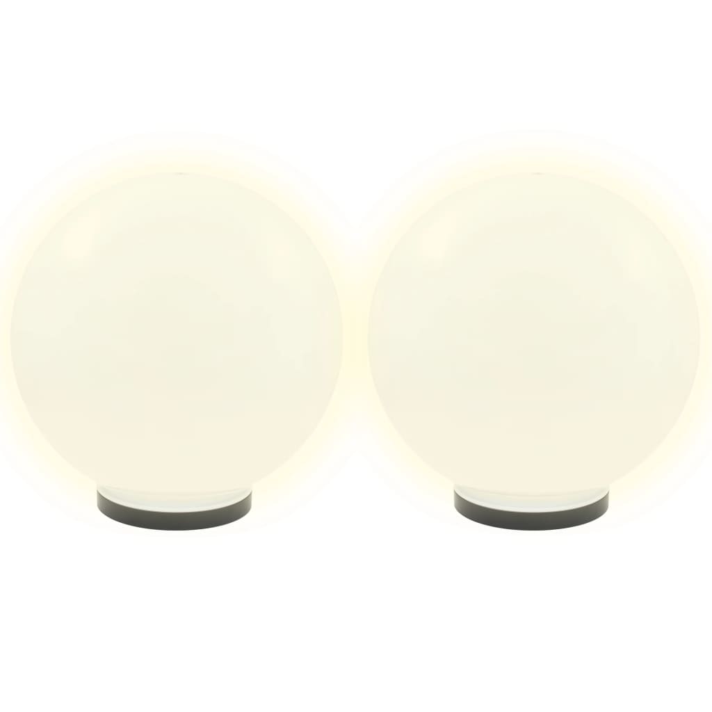 VIDAXL LED -Lampenlampen 2 Stcs rund 40 cm PMMA