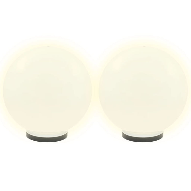 VIDAXL LED -Lampenlampen 2 Stcs rund 40 cm PMMA