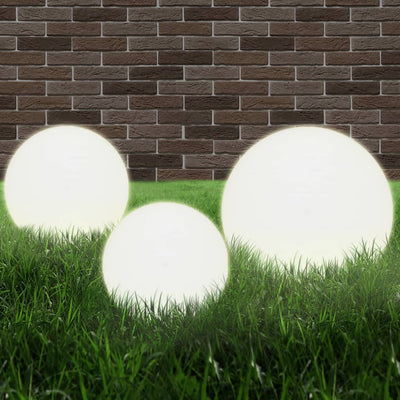 Vidaxl LED -Lampenlampen um 20 30 40 cm PMMA 3 PCs