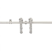 Vidaxl -Schiebetürteile 183 cm Edelstahl Silberfarbe - afbeelding 2