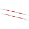 Vidaxl-Pylonstangen zusammenklappen 116-197 cm Kunststoff 2 STs