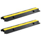 VIDAXL -Kabelschutzschwellen 1 Tunnel 100 cm Gummi 2 PCs