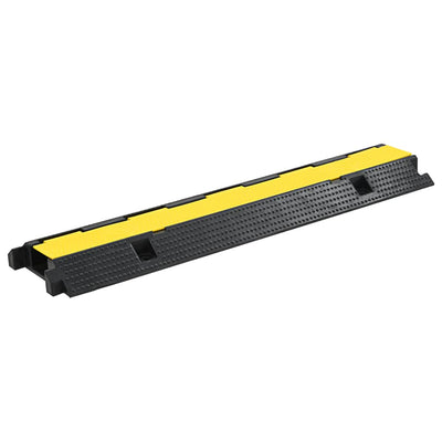 VIDAXL -Kabelschutzschwellen 1 Tunnel 100 cm Gummi 2 PCs