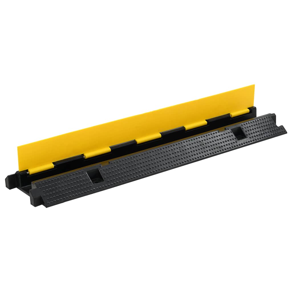 VIDAXL -Kabelschutzschwellen 1 Tunnel 100 cm Gummi 2 PCs