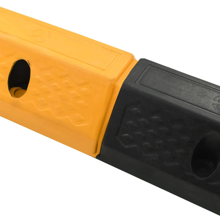 VIDAXL -Parkblöcke 49x15x9 cm Gummi 2 PCs