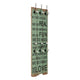 VIDAXL -Wandbedeckungsregal mit 6 Haken Happy Love 120x40 cm