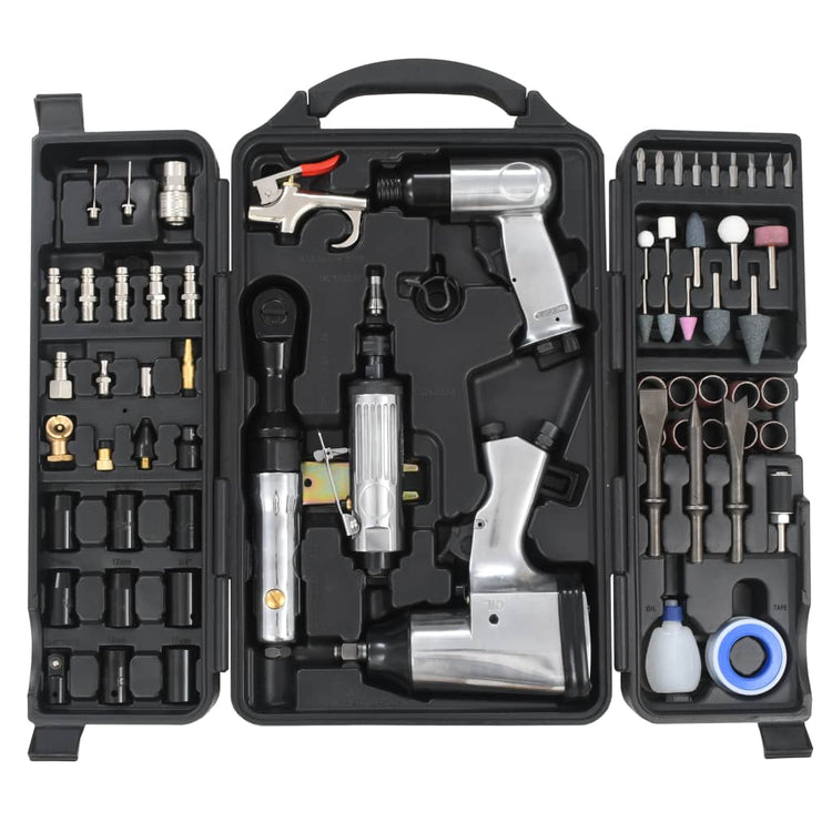 Vidaxl Pneumatic Tool Set 70-teilig