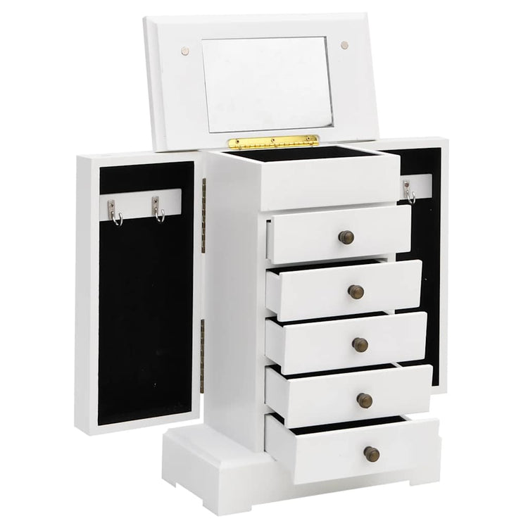 VIDAXL -Juwelierschachtel mit Spiegel 25x13.5x34 cm MDF