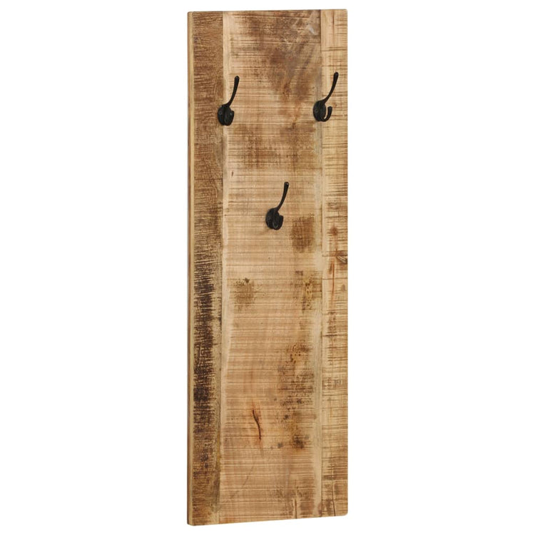 VIDAXL -Wandhaube Stellen 2 ST 36x110x3 cm Festes Mangoholz