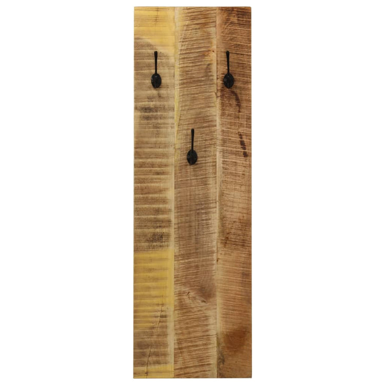 VIDAXL -Wandhaube Stellen 2 ST 36x110x3 cm Festes Mangoholz