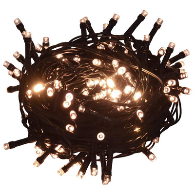 Vidaxl Lichtkabel mit 400 LEDs mit 8 leichten Effekten 40 M warmes Weiß