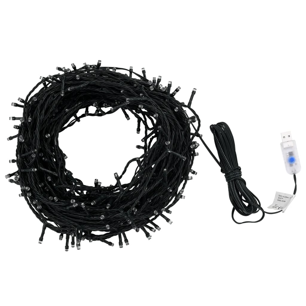Vidaxl Light Cord 400 LEDs für Innen- und Außen- und außerhalb von 40 m kaltem Weiß