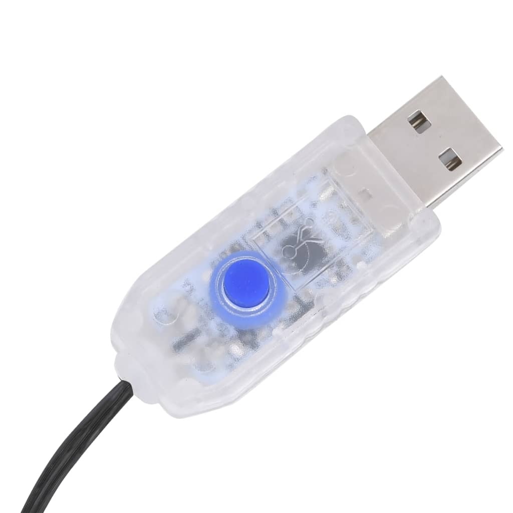 Vidaxl Light Cord 400 LEDs für Innen- und Außen- und außerhalb von 40 m kaltem Weiß
