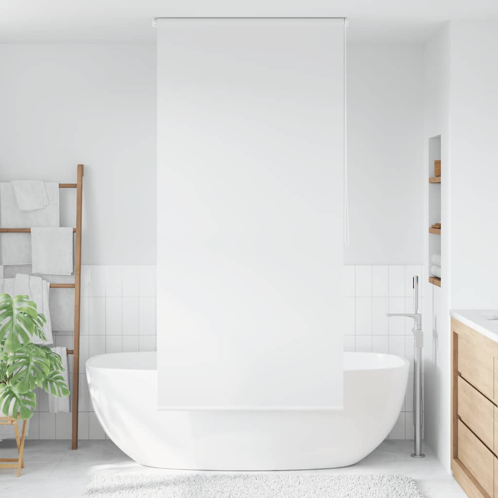 Vidaxl Roller Blind für Dusche 120x240 cm Weiß