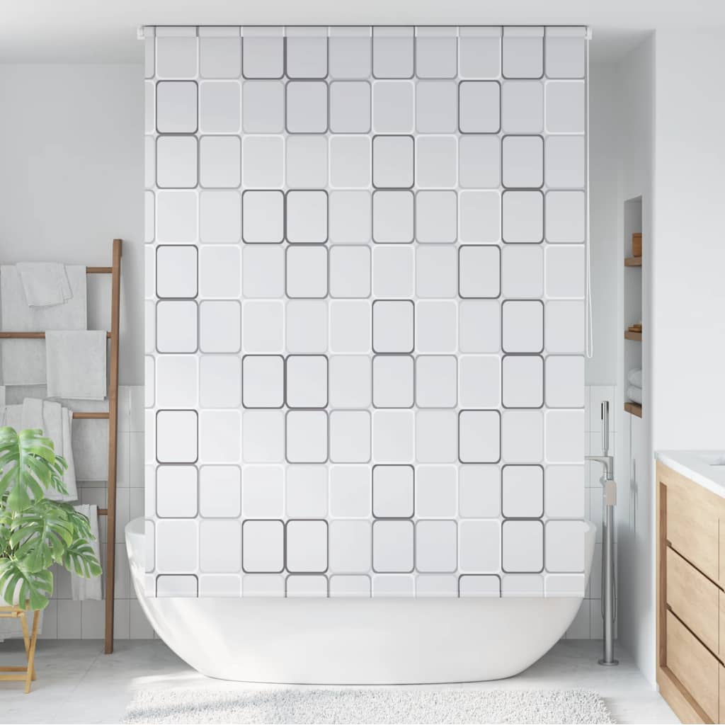 Vidaxl Roller Blind für Dusche 140x240 cm Quadrat
