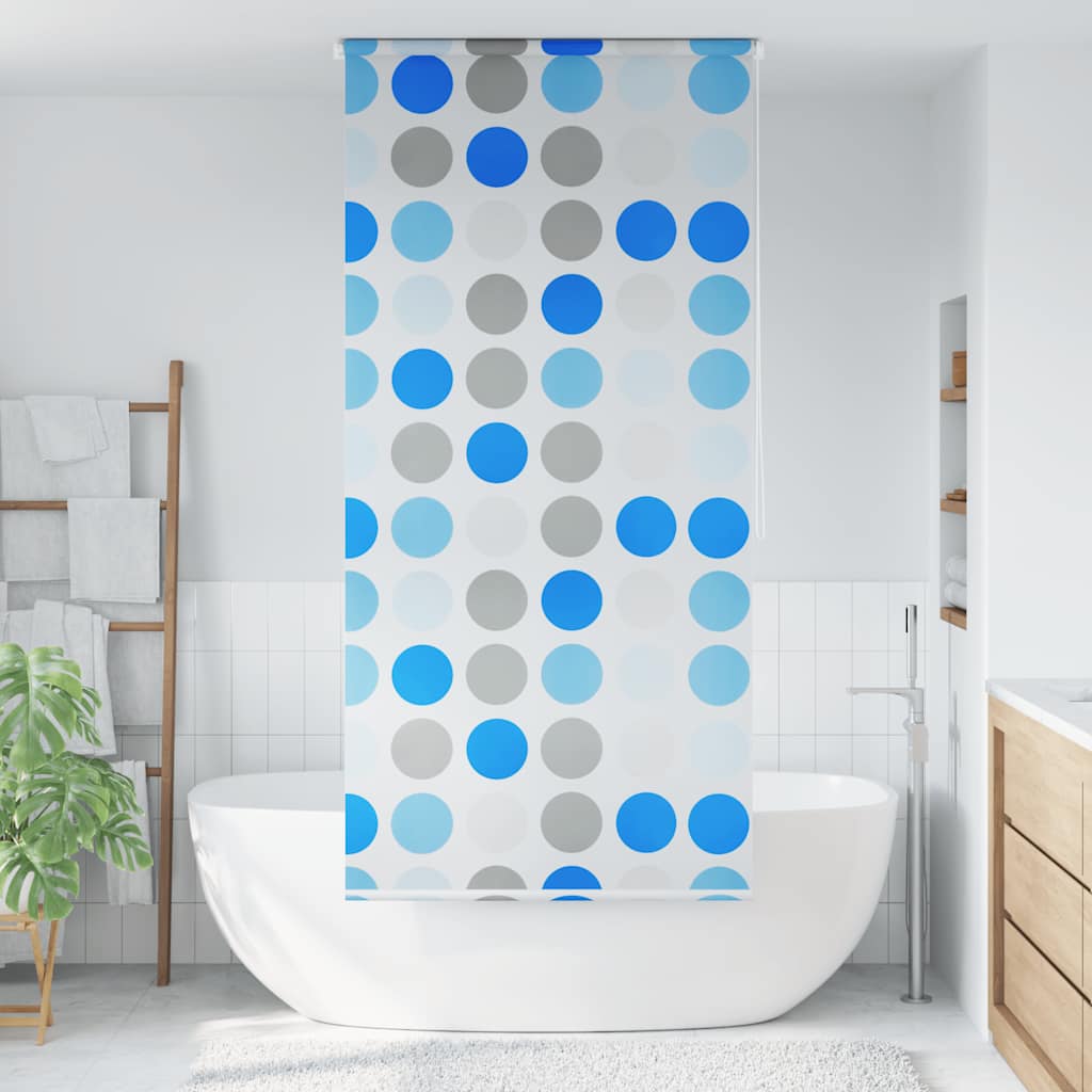 Vidaxl Roller Blind für Dusche 120x240 cm Kreis