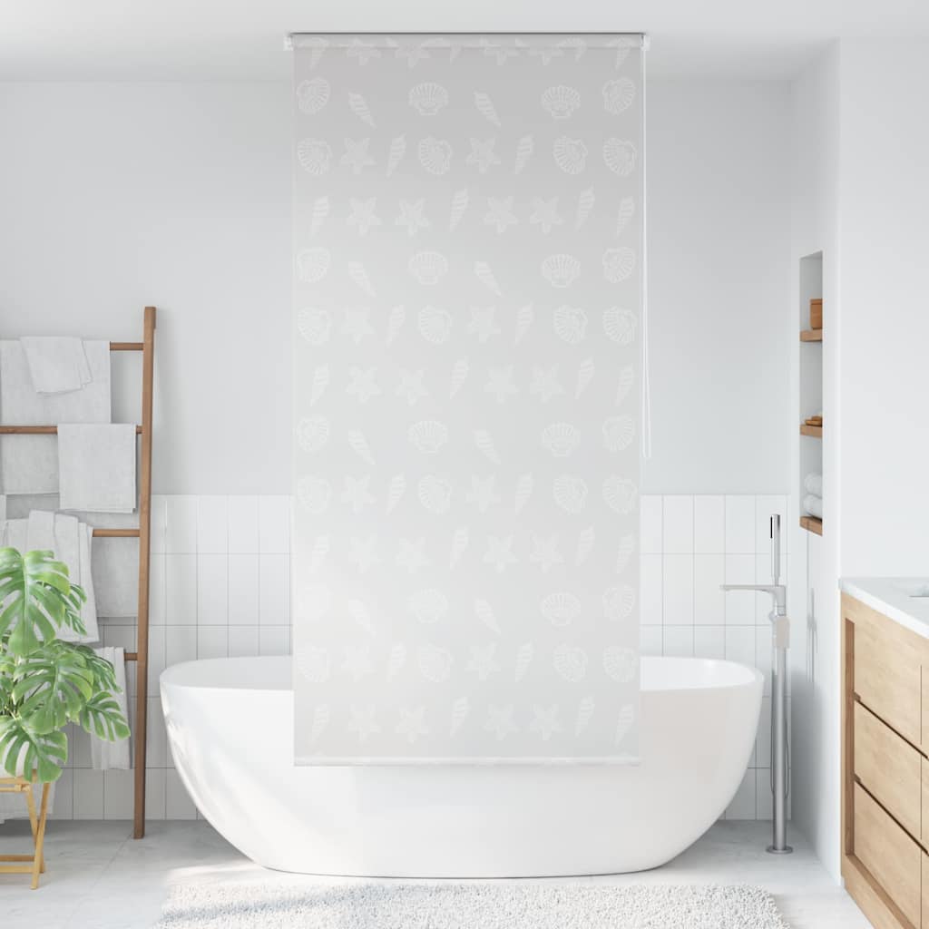 Vidaxl Roller Blind für Dusche 80x240 cm Seestern