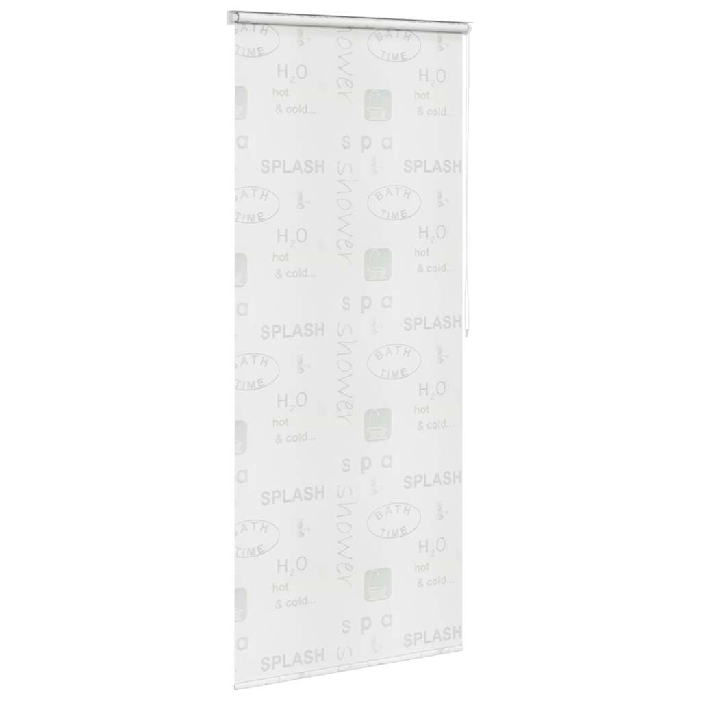 Vidaxl Roller Blind für Dusche 80x240 cm Spritzer