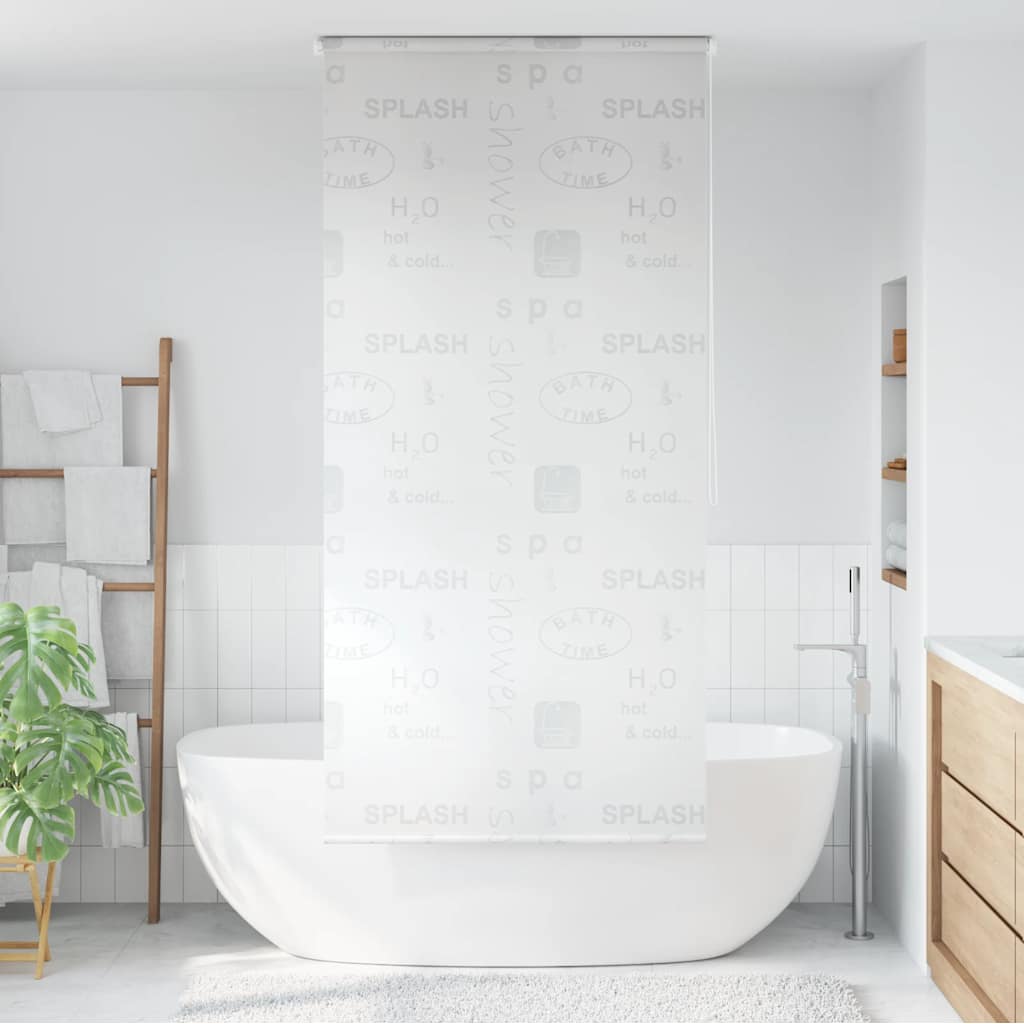Vidaxl Roller Blind für Dusche 100x240 cm Spritzer